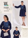 Paris Vol 3 By Blue Hills Rayon Embroidery Bulk Ladies Top Orders In India